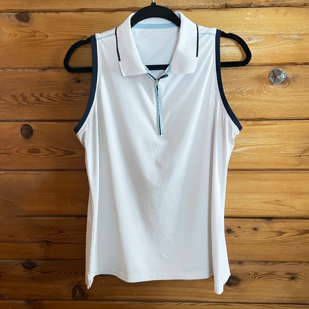 Peter Millar Chrissie Sleeveless Polo Size Large